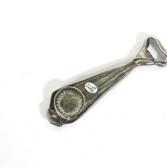 Silver Tie Shaped Bottle Opener, Beer or Pop Bottle Opener in the Shape of A Tie - Picture 3 of 5